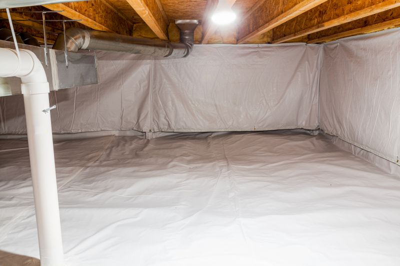 Sealed Crawlspace with Vent Covers